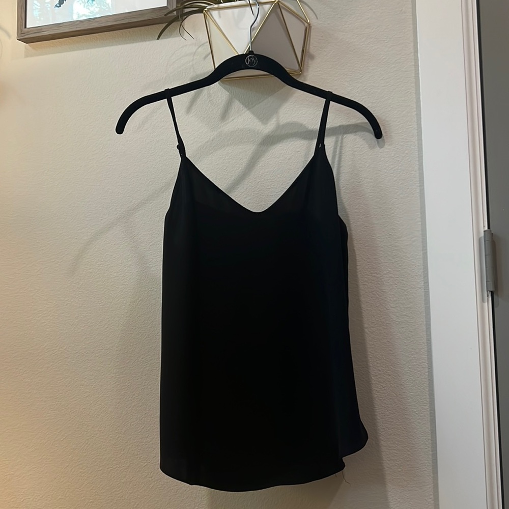 J Crew NWT Sz 00 Black Cami w/adj straps